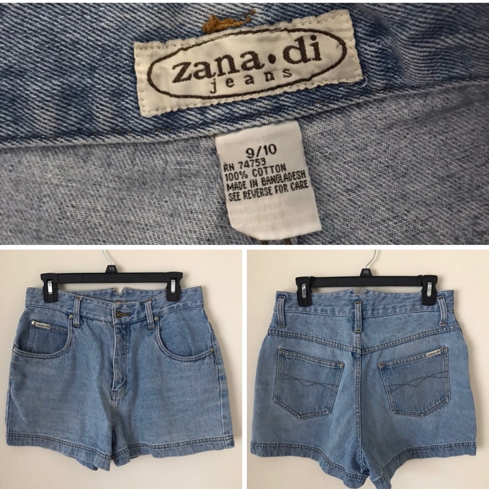 Vintage 90’s Y2K Zana-di High Waist Mom Shorts